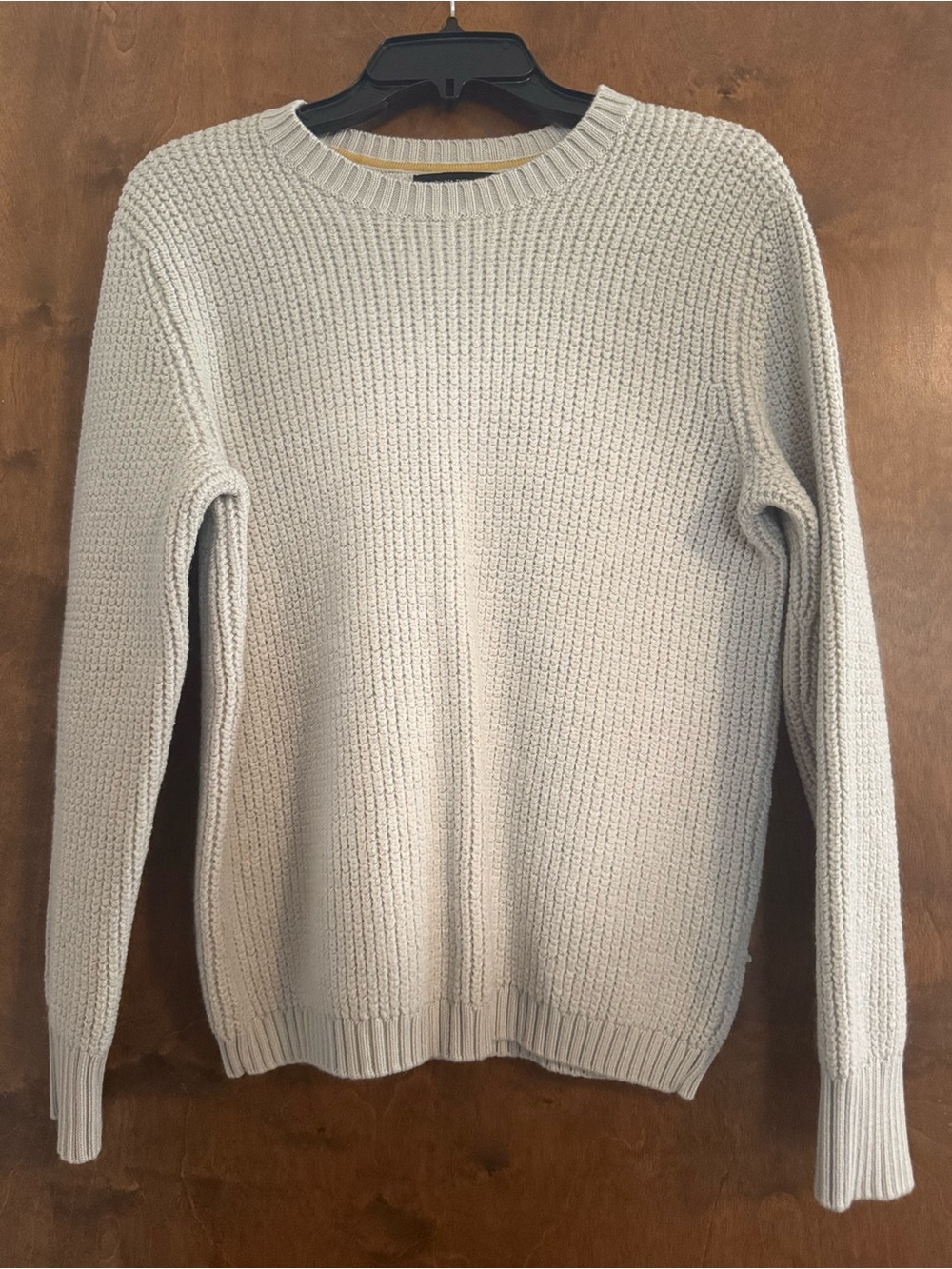 Banana Republic Cream Textured Crewneck Sweater